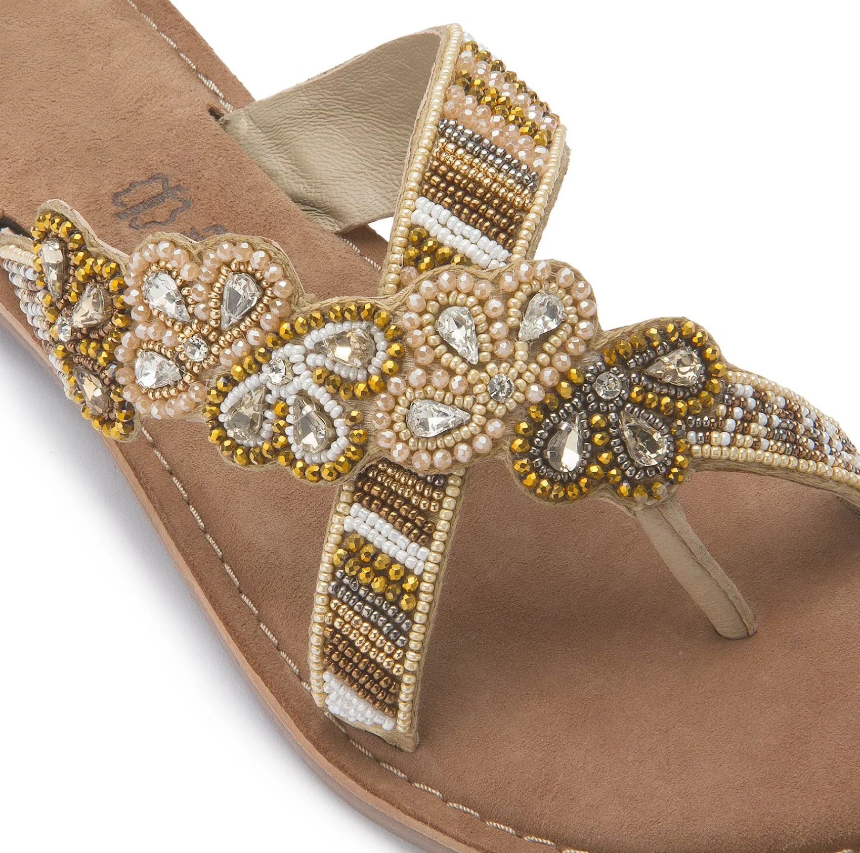 Zehentrenner|Sandalen|Horsch Schuhe Zehentrenner in Übergrößen Multicolor