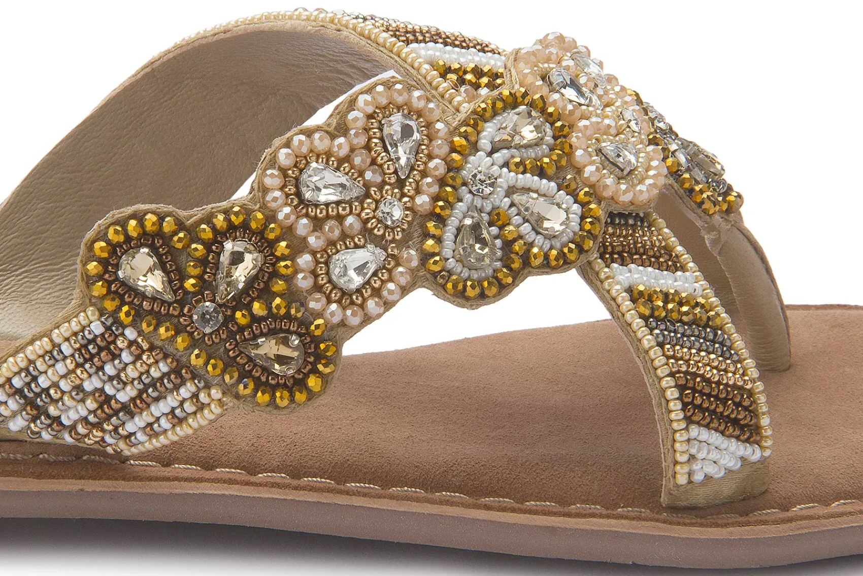 Zehentrenner|Sandalen|Horsch Schuhe Zehentrenner in Übergrößen Multicolor