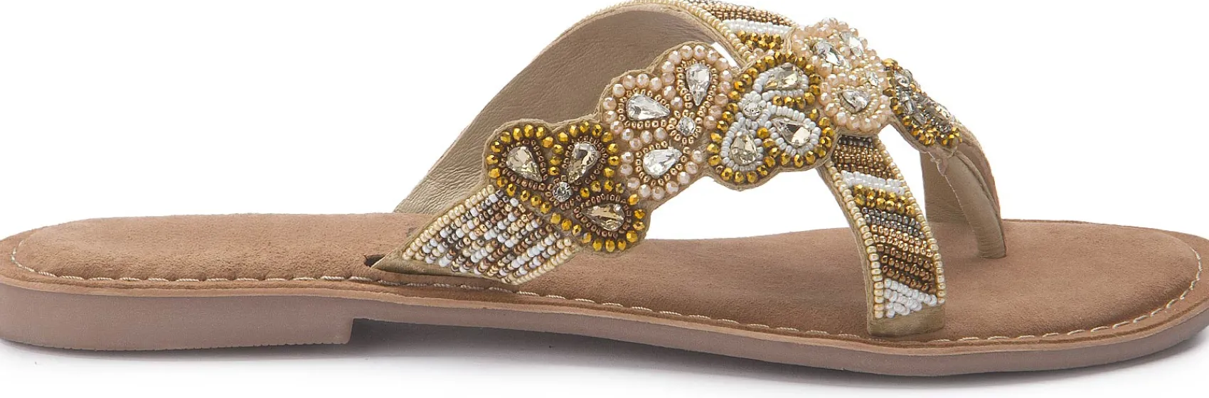 Zehentrenner|Sandalen|Horsch Schuhe Zehentrenner in Übergrößen Multicolor