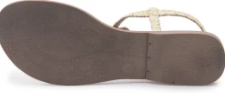 Zehentrenner|Sandalen|Horsch Schuhe Zehentrenner in Übergrößen Beige