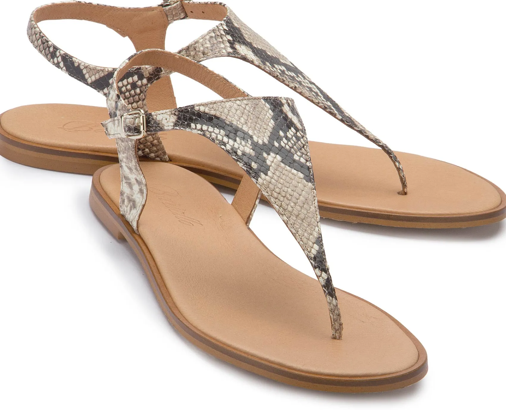 Zehentrenner|Sandalen|Horsch Schuhe Zehentrenner in Übergrößen Multicolor