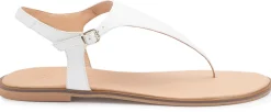 Zehentrenner|Sandalen|Horsch Schuhe Zehentrenner in Übergrößen Weiß