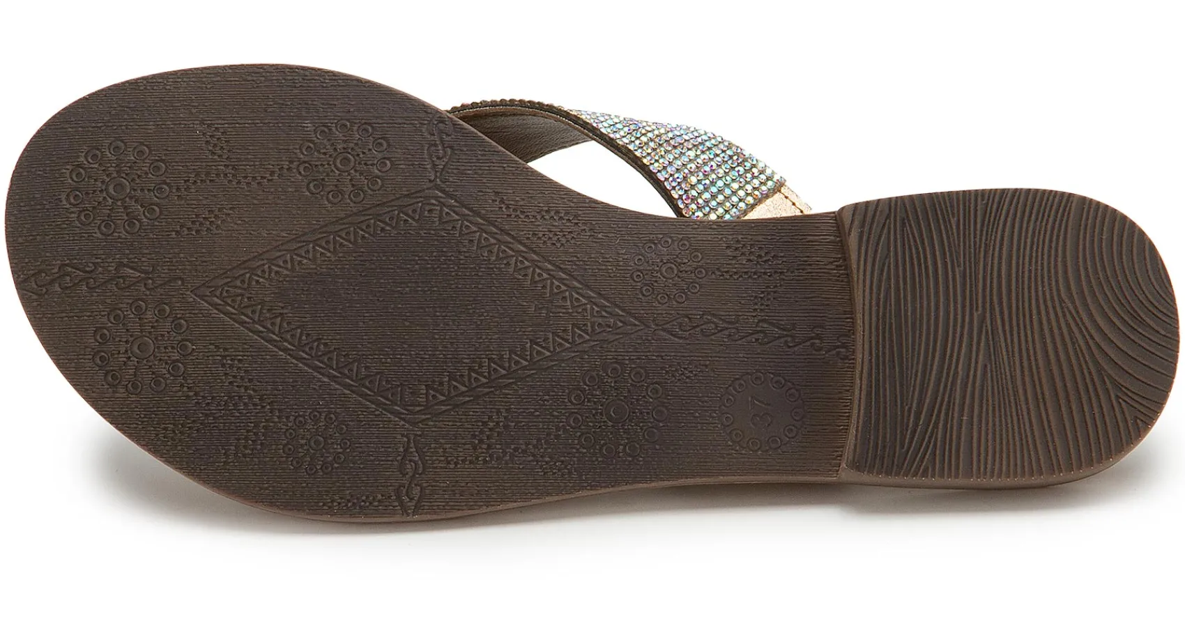 Zehentrenner|Sandalen|Horsch Schuhe Zehentrenner in Übergrößen Multicolor