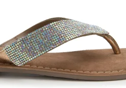 Zehentrenner|Sandalen|Horsch Schuhe Zehentrenner in Übergrößen Multicolor