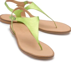 Zehentrenner|Sandalen|Horsch Schuhe Zehentrenner in Übergrößen Grün