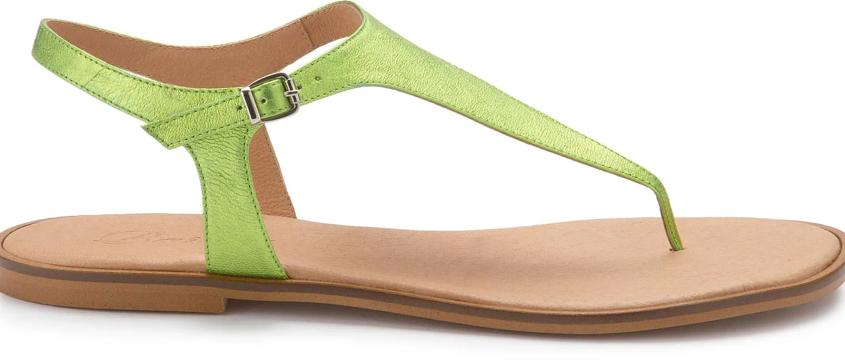 Zehentrenner|Sandalen|Horsch Schuhe Zehentrenner in Übergrößen Grün