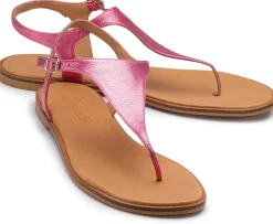 Zehentrenner|Sandalen|Horsch Schuhe Zehentrenner in Übergrößen Pink