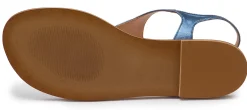 Zehentrenner|Sandalen|Horsch Schuhe Zehentrenner in Übergrößen Blau