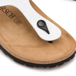 Zehentrenner|Sandalen|Horsch Schuhe Zehentrenner in Übergrößen Weiß