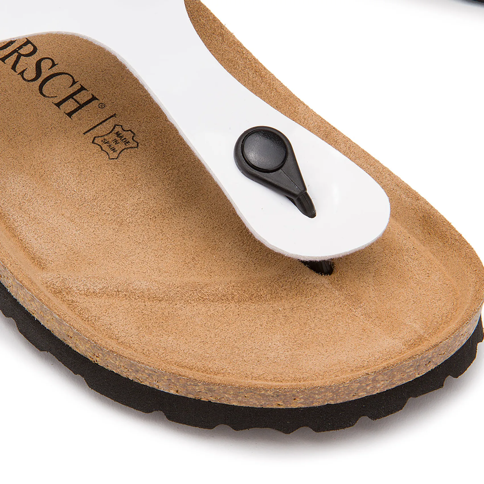 Zehentrenner|Sandalen|Horsch Schuhe Zehentrenner in Übergrößen Weiß