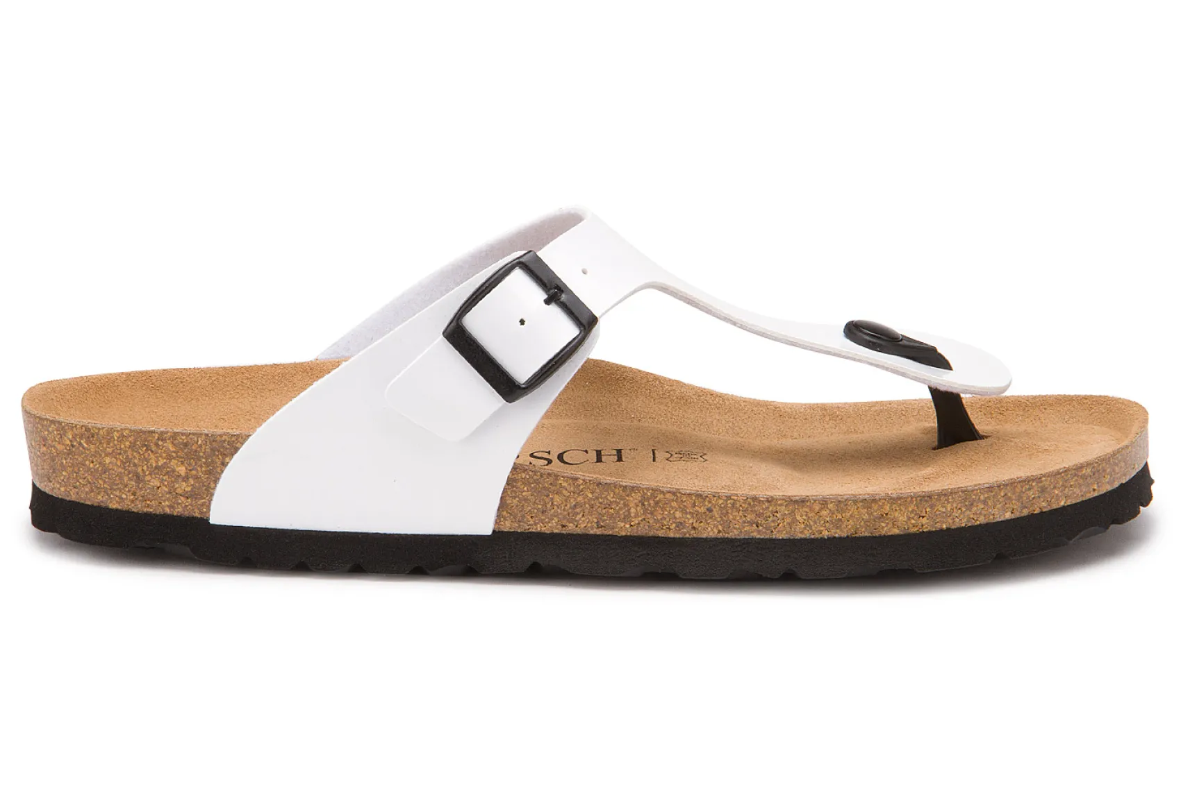 Zehentrenner|Sandalen|Horsch Schuhe Zehentrenner in Übergrößen Weiß