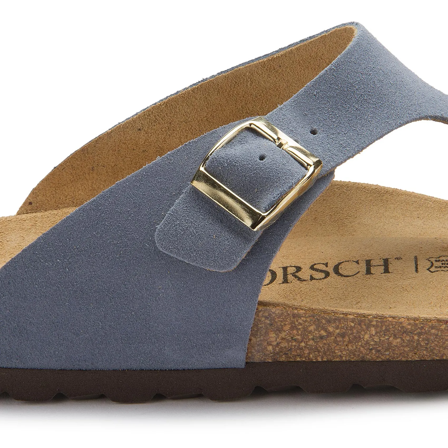 Sandalen|Horsch Schuhe Zehentrenner in Übergrößen Blau