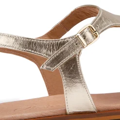 Zehentrenner|Sandalen|Horsch Schuhe Zehentrenner in Untergrößen Gold