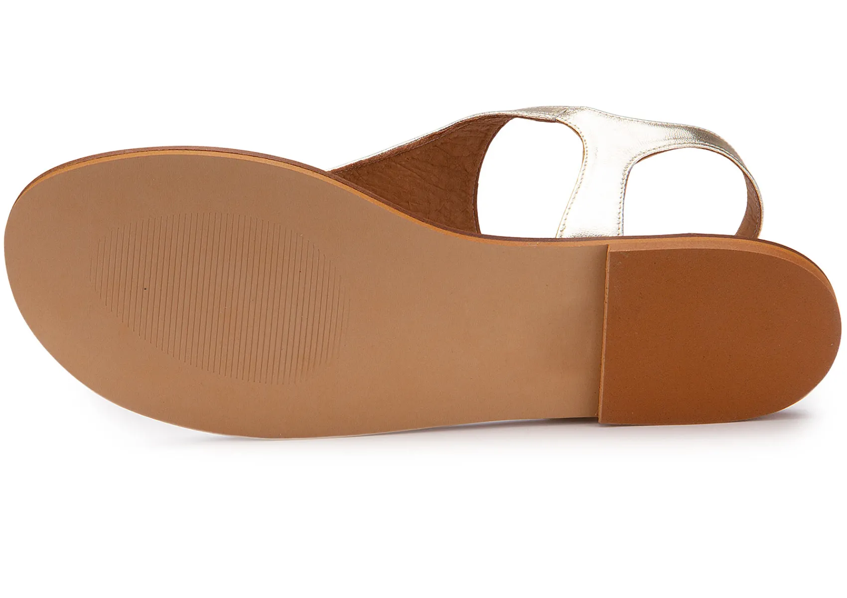 Zehentrenner|Sandalen|Horsch Schuhe Zehentrenner in Untergrößen Gold
