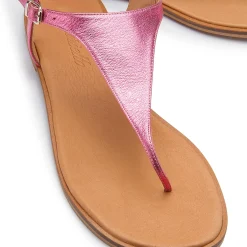 Zehentrenner|Sandalen|Horsch Schuhe Zehentrenner in Untergrößen Pink