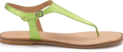 Zehentrenner|Sandalen|Horsch Schuhe Zehentrenner in Untergrößen Grün